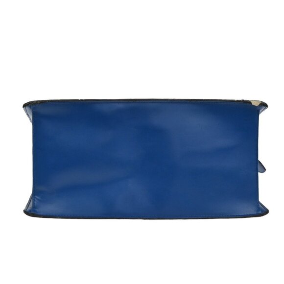 LOUIS VUITTON LV Logo Riviera Hand Bag Epi Leather Blue France - Picture 6 of 16